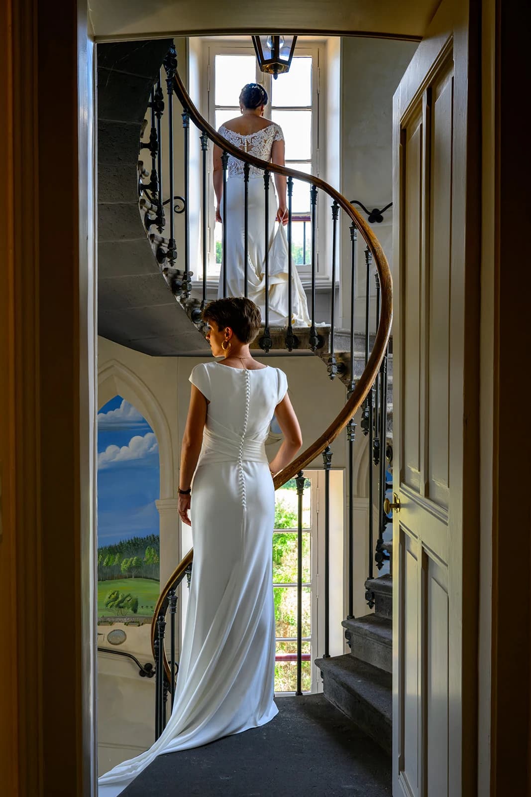 Découverte de deux mariées lors de leur mariage dans le Puy-de-Dôme